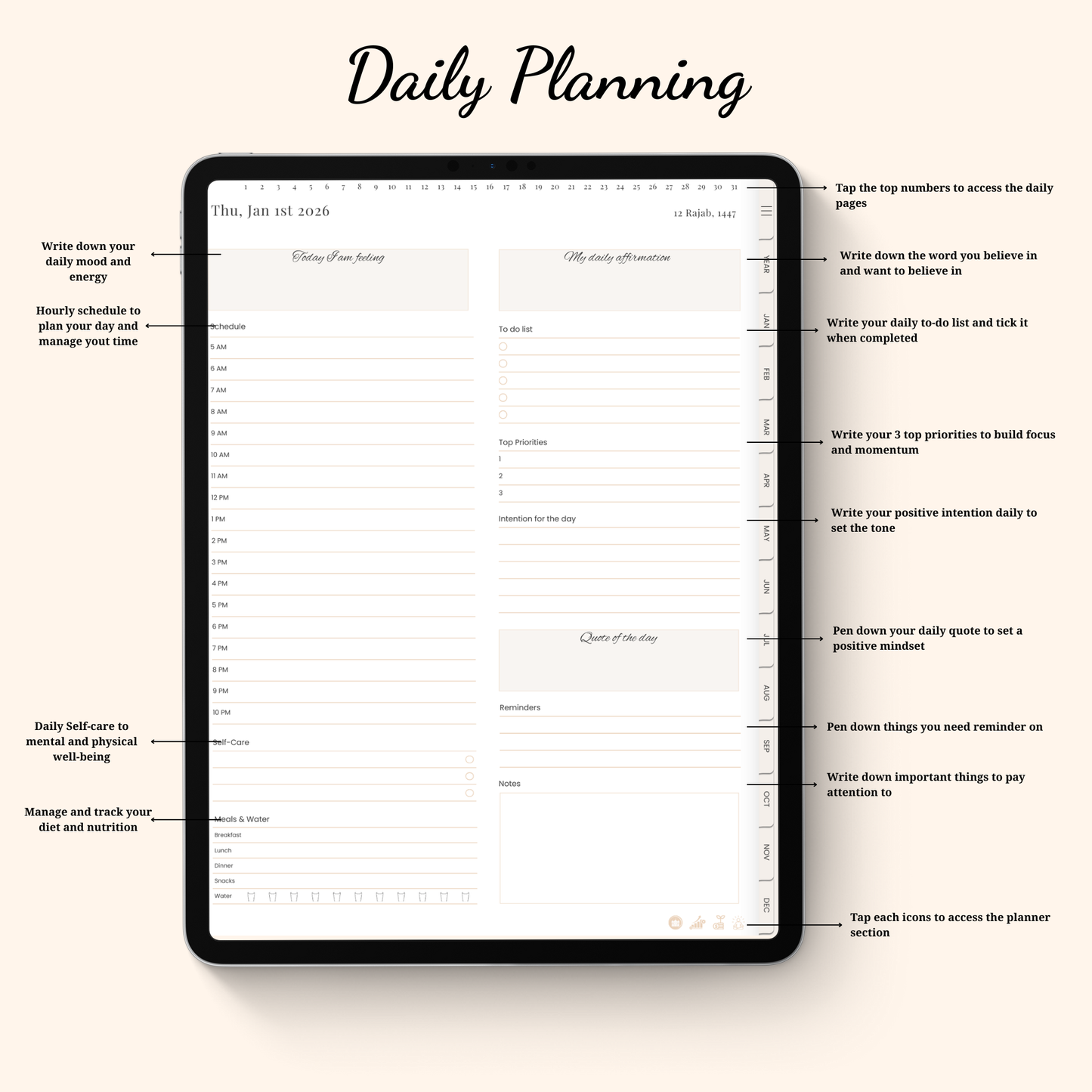 Barakah Balance – 2026 Muslim Digital Planner